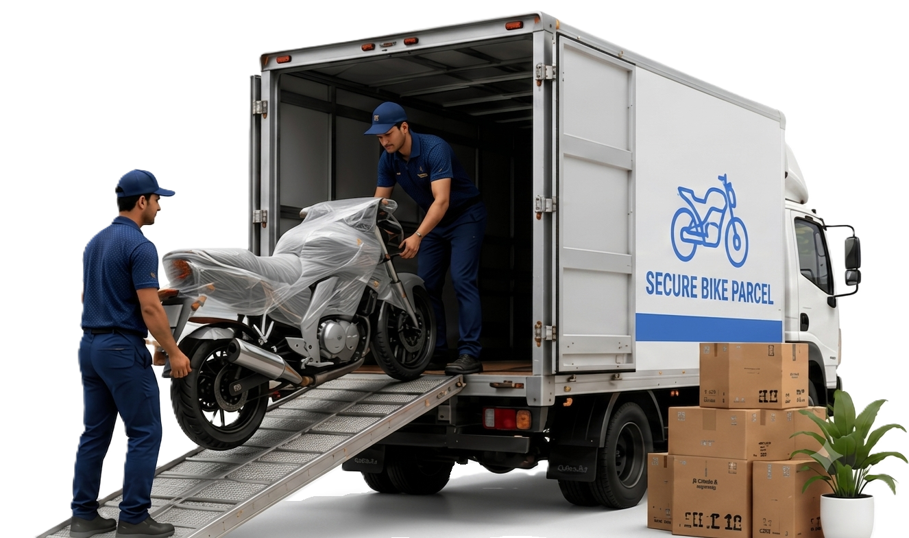 Bike parcel transport truck